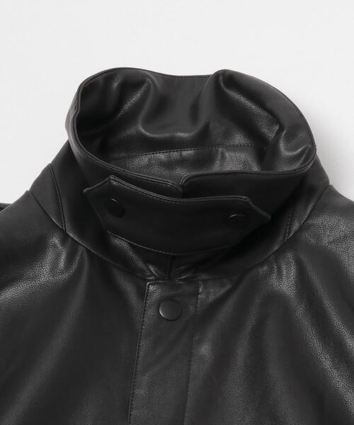 URBAN RESEARCH ROSSO MEN（アーバンリサーチロッソメン）の「『XLサイズあり』ビーガンファブリックコーチジャケット（カバーオール・メンズ・ダークブラウン/ブラック・X-LARGE/MEDIUM/LARGE）」の16枚目の写真