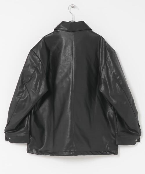 セール】『XLサイズあり』ビーガンファブリックコーチジャケット