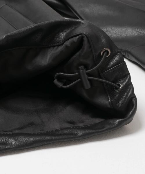 URBAN RESEARCH ROSSO MEN（アーバンリサーチロッソメン）の「『XLサイズあり』ビーガンファブリックコーチジャケット（カバーオール・メンズ・ダークブラウン/ブラック・X-LARGE/MEDIUM/LARGE）」の19枚目の写真