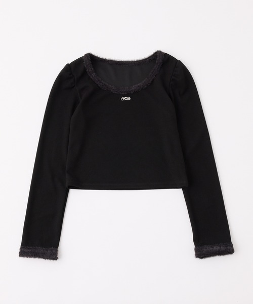 one after another NICE CLAUP（ワンアフターアナザーナイスクラップ）の「シュシュセットトップス（Tシャツ/カットソー・レディース・ブラウン/ブラック/アイボリー・FREE）」の6枚目の写真