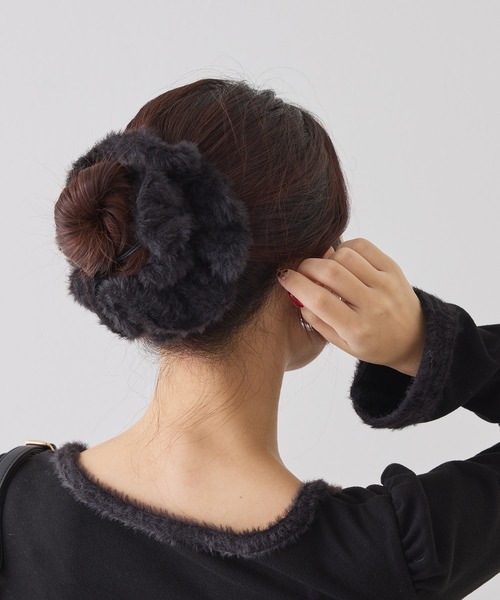 one after another NICE CLAUP（ワンアフターアナザーナイスクラップ）の「シュシュセットトップス（Tシャツ/カットソー・レディース・ブラウン/ブラック/アイボリー・FREE）」の20枚目の写真