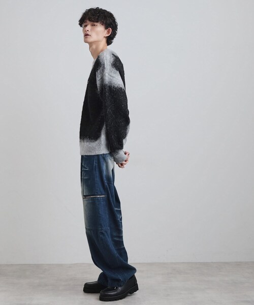 tk.TAKEO KIKUCHI（ティーケータケオキクチ）の「グラデーションニット（ニット/セーター・メンズ・ブラック/ブラウン系その他/グレー・02/03/04）」の10枚目の写真