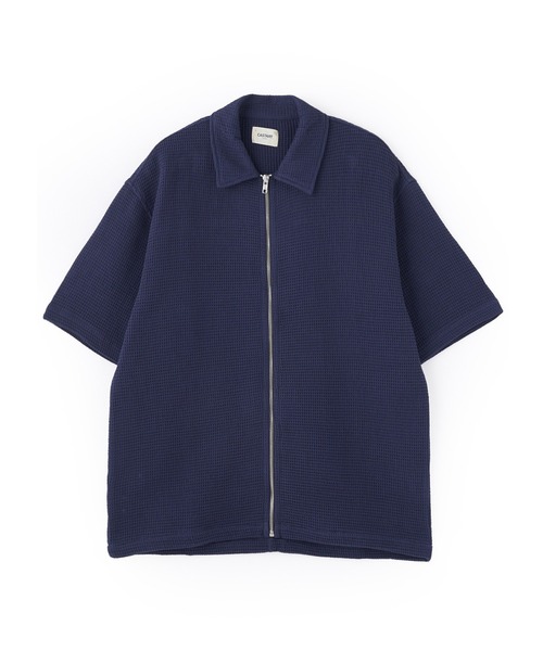 styles（スタイルス）の「CASTART KNIT 25SSpirea（ニット/セーター・メンズ・オフホワイト/ネイビー・M/L）」の2枚目の写真