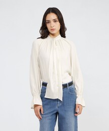 EPOCA（エポカ）の「フィブリルサテン ボウタイブラウス（シャツ/ブラウス）」