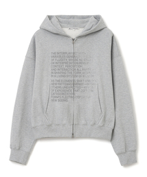 Millo Archive（ミロ アーカイブ）の「ネオサブタイトルフードパーカー ジップアップ [メランジグレー]（パーカー）」