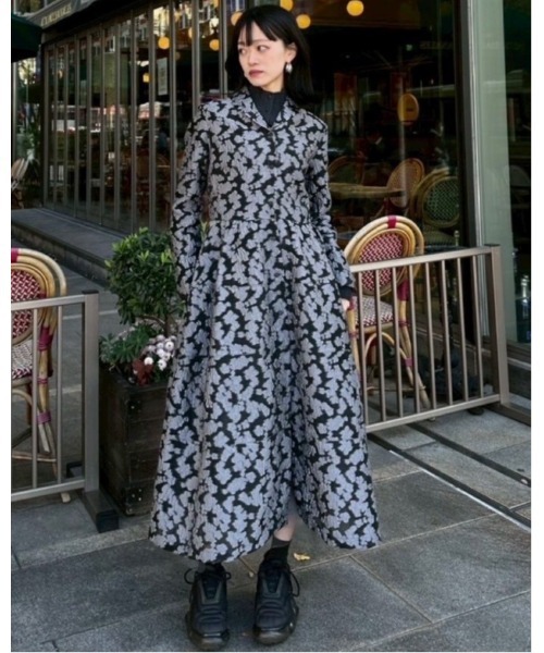 LE CIEL BLEU（ルシェルブルー）の「Collar Zip Up Dress（ワンピース