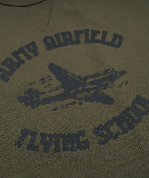 FRIZMWORKS(フリズムワークス)の「ARMY AIRFIELD SWEATSHIRT _ OLIVE(スウェット・メンズ・その他・SMALL/MEDIUM/LARGE/X-LARGE)」の4枚目の写真
