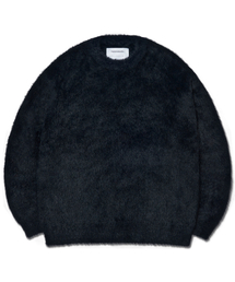 FUZZ HAIRY KNIT - BLACK