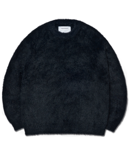 NOMANUAL(NOMANUAL)の「FUZZ HAIRY KNIT - BLACK(ニット/セーター・レディース・その他・X-LARGE/SMALL/MEDIUM/LARGE)」の1枚目の写真