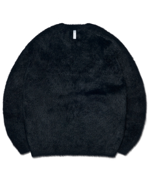 NOMANUAL(NOMANUAL)の「FUZZ HAIRY KNIT - BLACK(ニット/セーター・レディース・その他・X-LARGE/SMALL/MEDIUM/LARGE)」の2枚目の写真