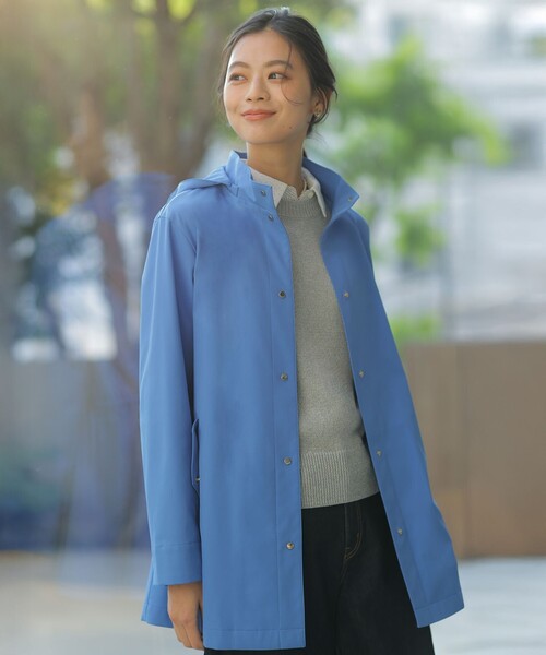 J.PRESS（ジェイプレス）の「【WEB限定カラーあり・2way】エステネージュ TYPEWRITER STRIPE シャツ（シャツ/ブラウス・レディース・ホワイト系/サックスブルー系1/ネイビー系1・11/9）」の5枚目の写真