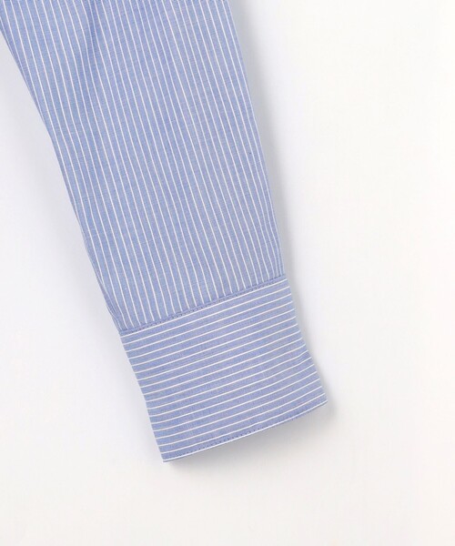 J.PRESS（ジェイプレス）の「【WEB限定カラーあり・2way】エステネージュ TYPEWRITER STRIPE シャツ（シャツ/ブラウス・レディース・ホワイト系/サックスブルー系1/ネイビー系1・11/9）」の12枚目の写真