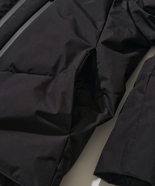 +phenix（プラスフェニックス）の「【+phenix / プラスフェニックス】別注 ゴアテックス ダウンジャケット / GORE-TEX DOWN JACKET（ダウンジャケット/コート・メンズ・ネイビー/ブラック・SMALL/MEDIUM/LARGE/X-LARGE）」の4枚目の写真