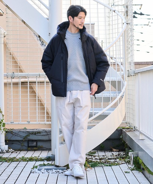 +phenix（プラスフェニックス）の「【+phenix / プラスフェニックス】別注 ゴアテックス ダウンジャケット / GORE-TEX DOWN JACKET（ダウンジャケット/コート・メンズ・ネイビー/ブラック・SMALL/MEDIUM/LARGE/X-LARGE）」の16枚目の写真