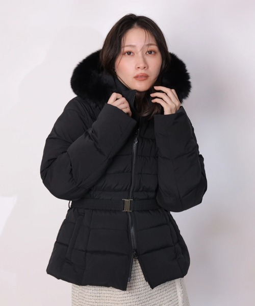 ウエストマークミディパフィーコート（ダウンジャケット/コート