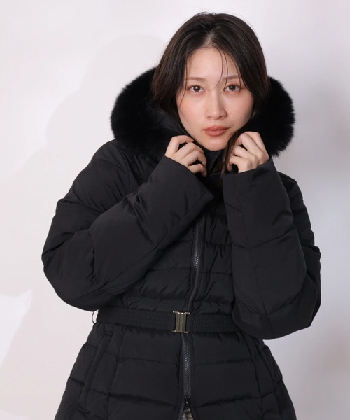 ウエストマークミディパフィーコート（ダウンジャケット/コート