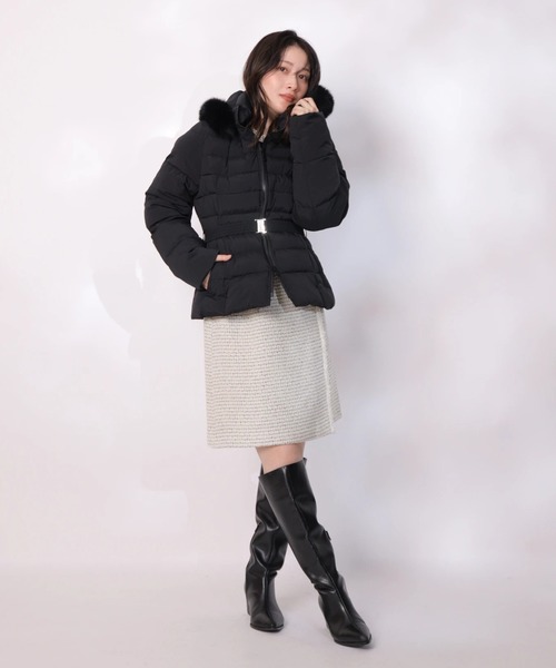 ウエストマークミディパフィーコート（ダウンジャケット/コート