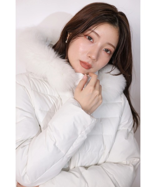 ウエストマークミディパフィーコート（ダウンジャケット/コート