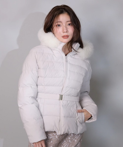 ウエストマークミディパフィーコート（ダウンジャケット/コート