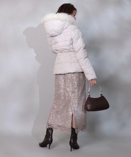 ウエストマークミディパフィーコート（ダウンジャケット/コート