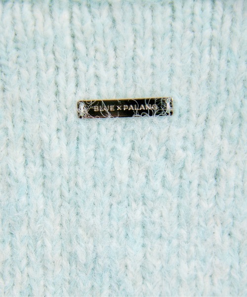 BLUE×PALANG(ブルーパラン)の「OFF SHOULDER BIG KNIT(ニット/セーター・レディース・ライトブルー/ロイヤルブルー/ネイビー/ダルブルー系・FREE)」の13枚目の写真