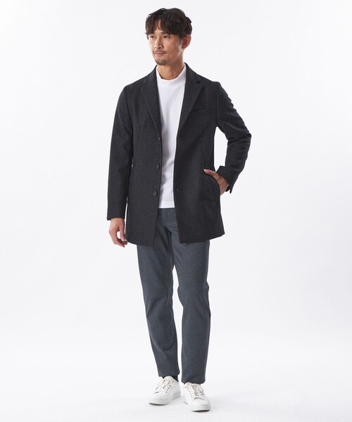 EPOCA UOMO(エポカウォモ)の「コーデュラナイロンツイードパンツ(その他パンツ・メンズ・ネイビー/ブラック・48/46)」の4枚目の写真