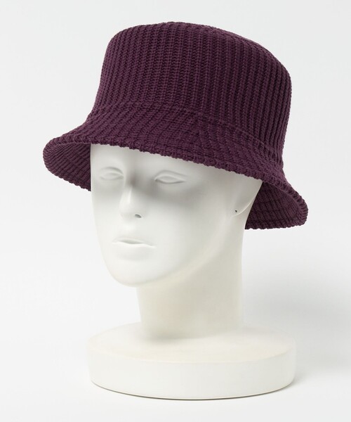 green label relaxing(グリーンレーベルリラクシング)の「GLR ニット バケットハット(ハット・メンズ・ナチュラル/ブラック/ワイン・FREE)」の13枚目の写真