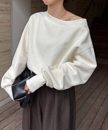 CAPRICIEUX LE'MAGE（カプリシューレマージュ）の「1ポイントボンディングスウェット（Tシャツ/カットソー）」