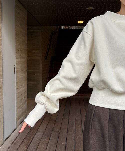 1ポイントボンディングスウェット（Tシャツ/カットソー）｜CAPRICIEUX