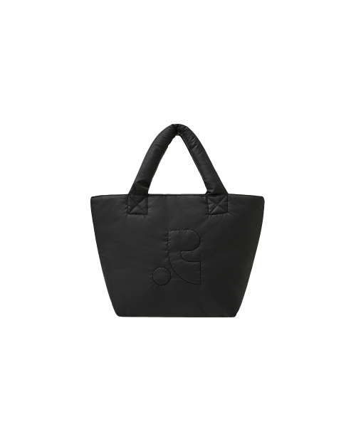 セール】PUFFER MINI TOTE BAG - BLACK（トートバッグ 