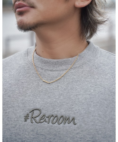#Re:room(リルーム)の「3Dロゴスウェットビッグトレーナー(スウェット・メンズ・カーキ/グレー/ライトブラック・S-M)」の10枚目の写真