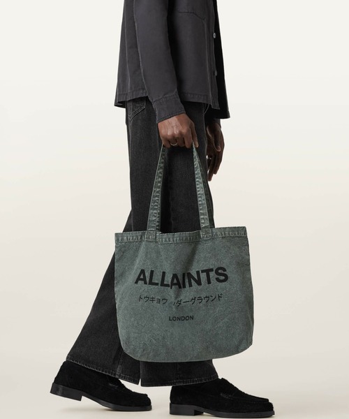 ALLSAINTS（オールセインツ）の「ALLSAINTS UNDERGROUND TOTE（トートバッグ・メンズ・ダークグリーン・FREE）」の4枚目の写真