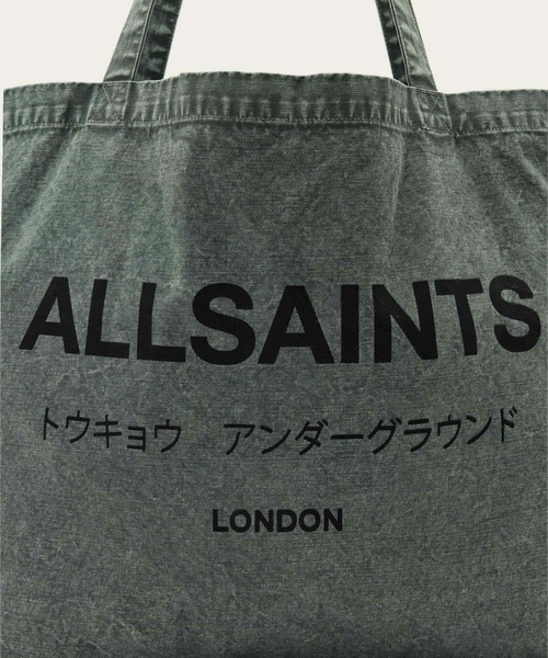 ALLSAINTS（オールセインツ）の「ALLSAINTS UNDERGROUND TOTE（トートバッグ・メンズ・ダークグリーン・FREE）」の6枚目の写真