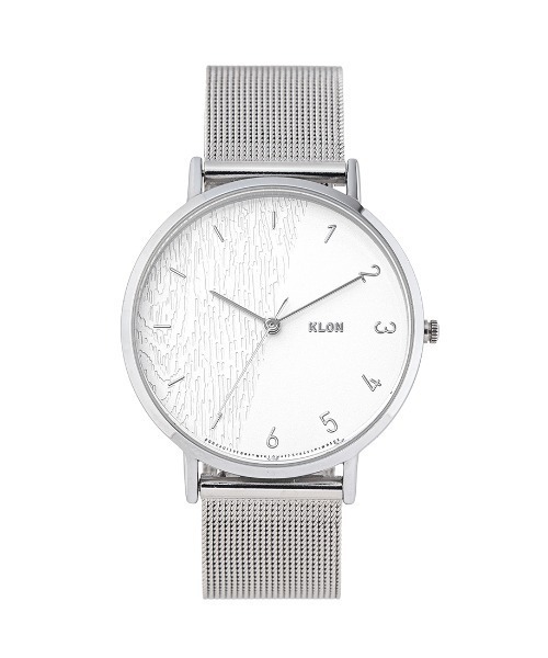 KLON（クローン）の「KLON CONNECTION HALFGRAIN FIRST -SILVER MESH- 38mm（アナログ腕時計・レディース・シルバー・FREE）」の10枚目の写真