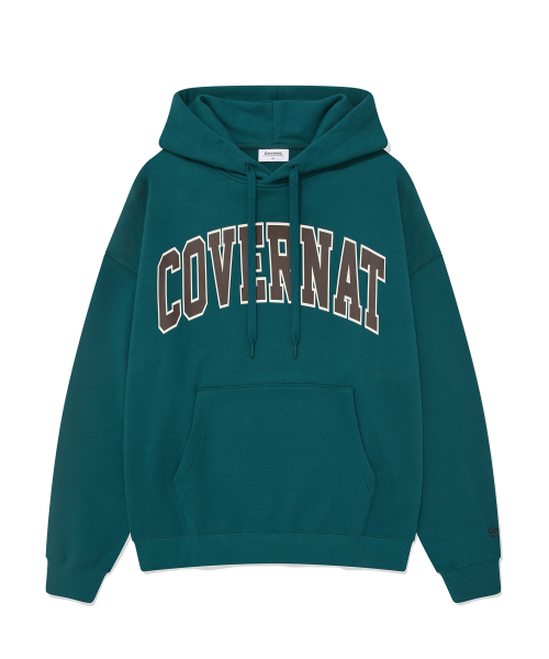 COVERNAT(カバーナット)の「アーチロゴドロップフィットフードパーカーターコイズ(パーカー・レディース・その他・SMALL/MEDIUM/LARGE)」の2枚目の写真