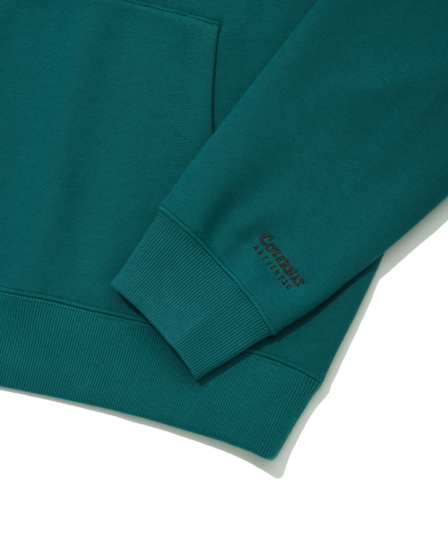 COVERNAT(カバーナット)の「アーチロゴドロップフィットフードパーカーターコイズ(パーカー・レディース・その他・SMALL/MEDIUM/LARGE)」の8枚目の写真