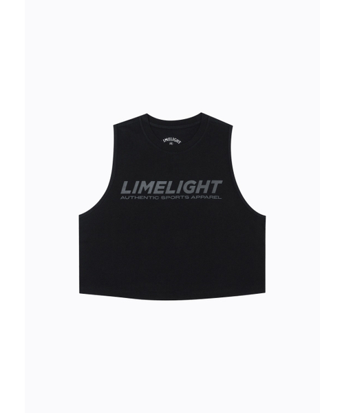 LIMELIGHT APPAREL(ライムライトアパレル)の「ライムライト クロップスリーブレスウーマン (ブラック/グレー)(Tシャツ/カットソー・レディース・その他・SMALL/MEDIUM/LARGE)」の2枚目の写真