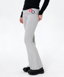 runningHIGH（ランニングハイ）の「フォールディングウエストイージーパンツ[グレー]（スウェットパンツ）」