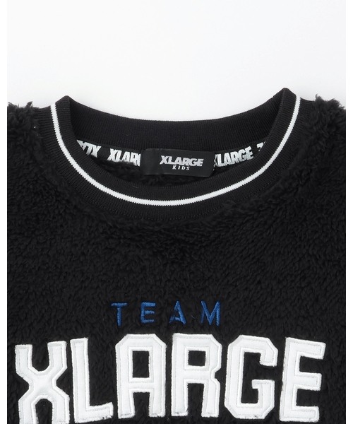 XLARGE KIDS(エクストララージキッズ)の「ボアプルオーバー(スウェット・キッズ・ブラック/ブルー・110cm/140cm/130cm/100cm/90cm/120cm)」の12枚目の写真