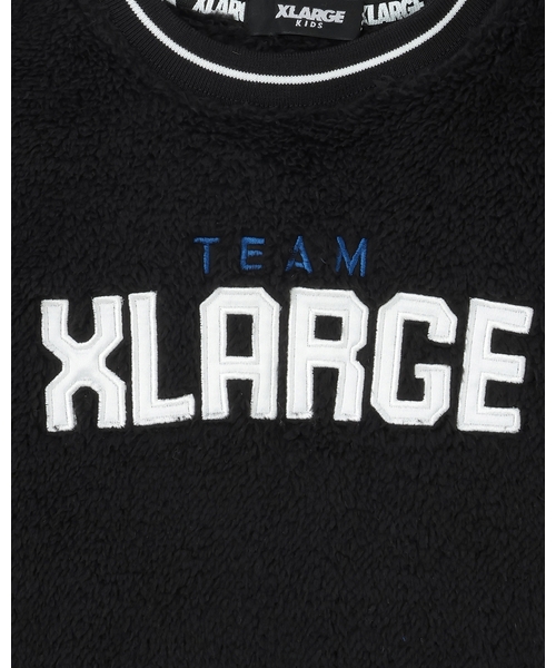 XLARGE KIDS(エクストララージキッズ)の「ボアプルオーバー(スウェット・キッズ・ブラック/ブルー・110cm/140cm/130cm/100cm/90cm/120cm)」の11枚目の写真