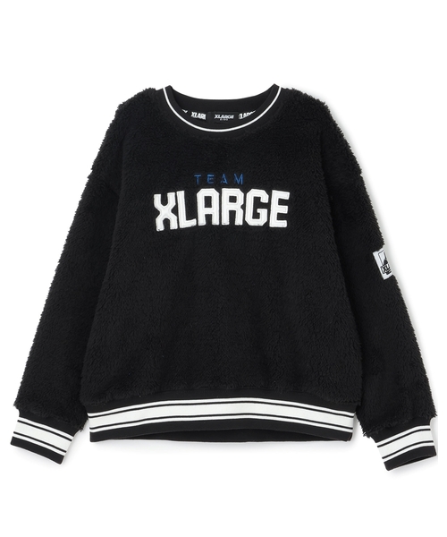 XLARGE KIDS(エクストララージキッズ)の「ボアプルオーバー(スウェット・キッズ・ブラック/ブルー・110cm/140cm/130cm/100cm/90cm/120cm)」の5枚目の写真