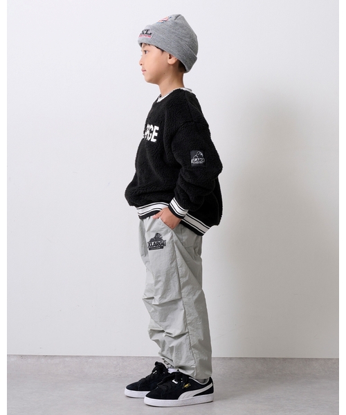 XLARGE KIDS(エクストララージキッズ)の「ボアプルオーバー(スウェット・キッズ・ブラック/ブルー・110cm/140cm/130cm/100cm/90cm/120cm)」の3枚目の写真