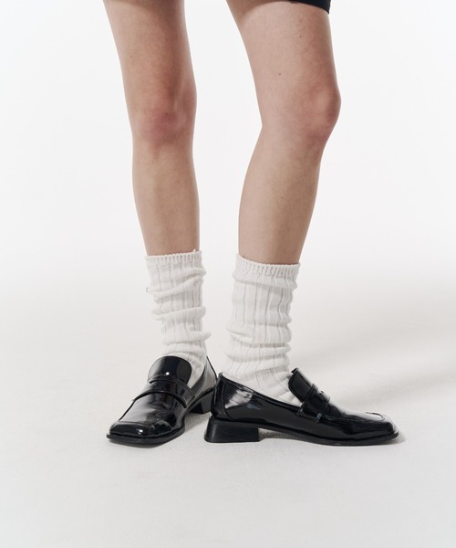 JOSE MOON（ジョゼムーン）の「JOSE MOON SOCKS　PL/ジョゼムーンソックス（ソックス/靴下・レディース・ホワイト/グレー・FREE）」の8枚目の写真