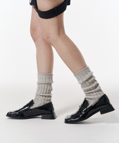 JOSE MOON（ジョゼムーン）の「JOSE MOON SOCKS　PL/ジョゼムーンソックス（ソックス/靴下・レディース・ホワイト/グレー・FREE）」の11枚目の写真