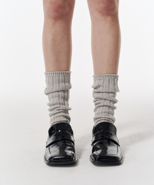 JOSE MOON（ジョゼムーン）の「JOSE MOON SOCKS　PL/ジョゼムーンソックス（ソックス/靴下・レディース・ホワイト/グレー・FREE）」の13枚目の写真