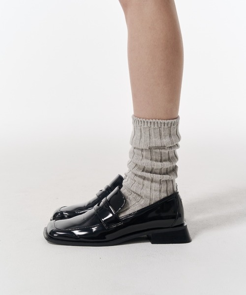 JOSE MOON（ジョゼムーン）の「JOSE MOON SOCKS　PL/ジョゼムーンソックス（ソックス/靴下・レディース・ホワイト/グレー・FREE）」の12枚目の写真