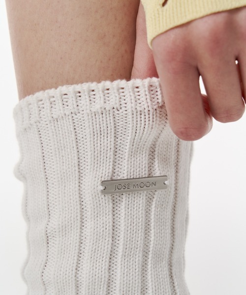 JOSE MOON（ジョゼムーン）の「JOSE MOON SOCKS　PL/ジョゼムーンソックス（ソックス/靴下・レディース・ホワイト/グレー・FREE）」の7枚目の写真