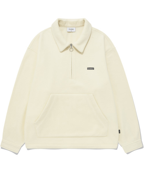 COVERNAT(カバーナット)の「フリースハーフジップアイボリー(その他アウター・レディース・その他・LARGE/MEDIUM/X-LARGE/SMALL)」の1枚目の写真