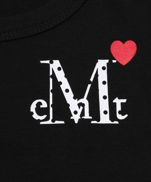 MUCENT（ムセント）の「ラブリッツミニハートロゴUネックロングスリーブTシャツ（4カラー）（Tシャツ/カットソー・レディース・ホワイト/ブラック/グレー/チャコール・FREE）」の11枚目の写真