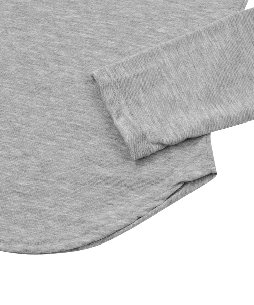 MUCENT（ムセント）の「ラブリッツミニハートロゴUネックロングスリーブTシャツ（4カラー）（Tシャツ/カットソー・レディース・ホワイト/ブラック/グレー/チャコール・FREE）」の20枚目の写真